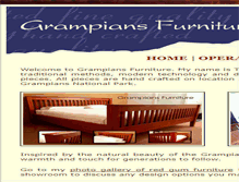 Tablet Screenshot of grampiansfurniture.com.au